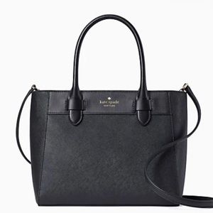 kate spade shiny black purse